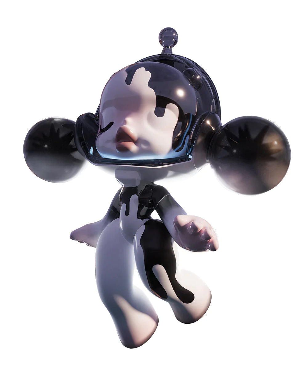 POP MART MEGA α SKULLPANDA 1000% Between Light and Dark Collectible Art Toy - Limited Edition Vinyl Figure for Display, Home Decor & Gift for Collectors