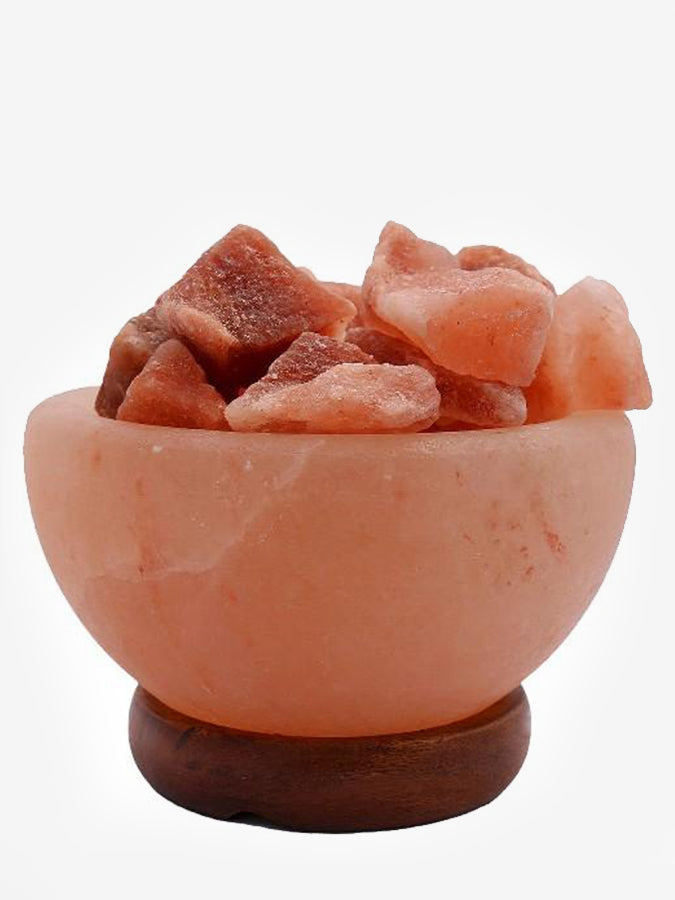Himalayan Salt Lamp for Yoga Studio - Handcrafted Fire Bowl with Natural Pink Salt - Perfect for Meditation, Relaxation & Home Decor