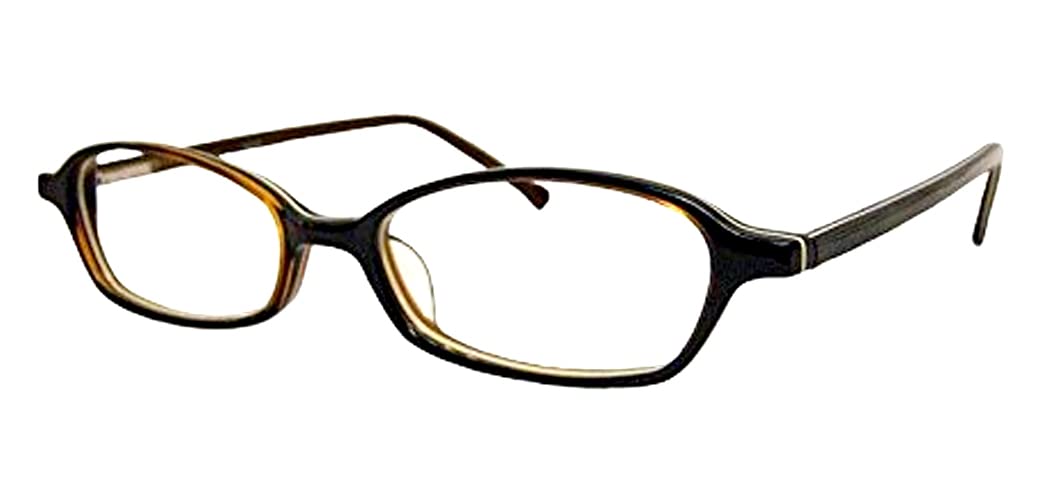 Multi-View Computer Reading Glasses Model 21 - Brown Frame +2.0 Strength for Office Work & Screen Time Relief