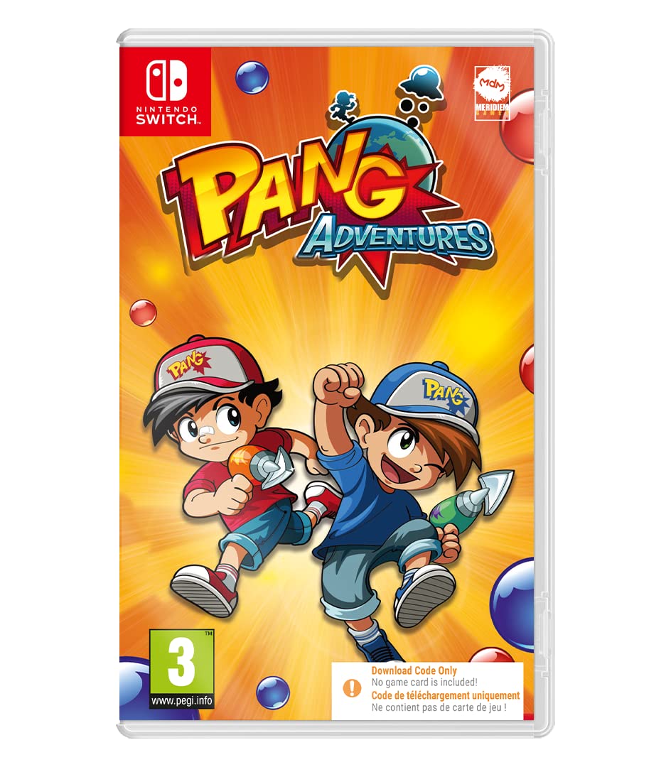 PANG ADVENTURE Nintendo Switch Game - Physical Edition (Code in Box) | Fun Arcade Action for Family & Friends Game Nights