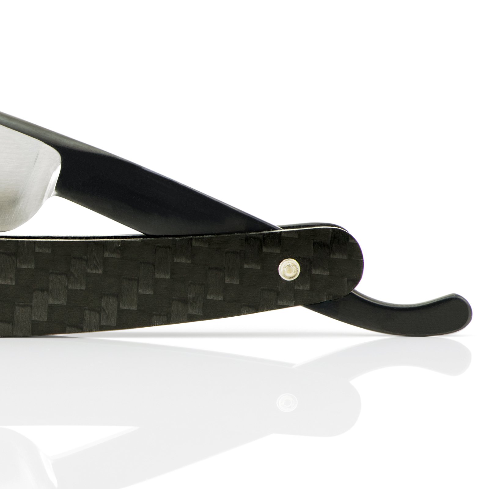 Premium Carbon Fiber Straight Razor for Men - Professional Shaving Tool for Barbers & Grooming Enthusiasts - Perfect for Home Use, Travel & Gift Giving