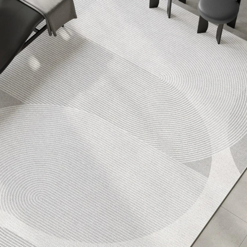 Luxury Velvet Geometric Waterproof Rug for Living Room - Soft, Stain-Resistant & Non-Slip - Perfect for Home Decor, Family Gatherings & Pet-Friendly Spaces