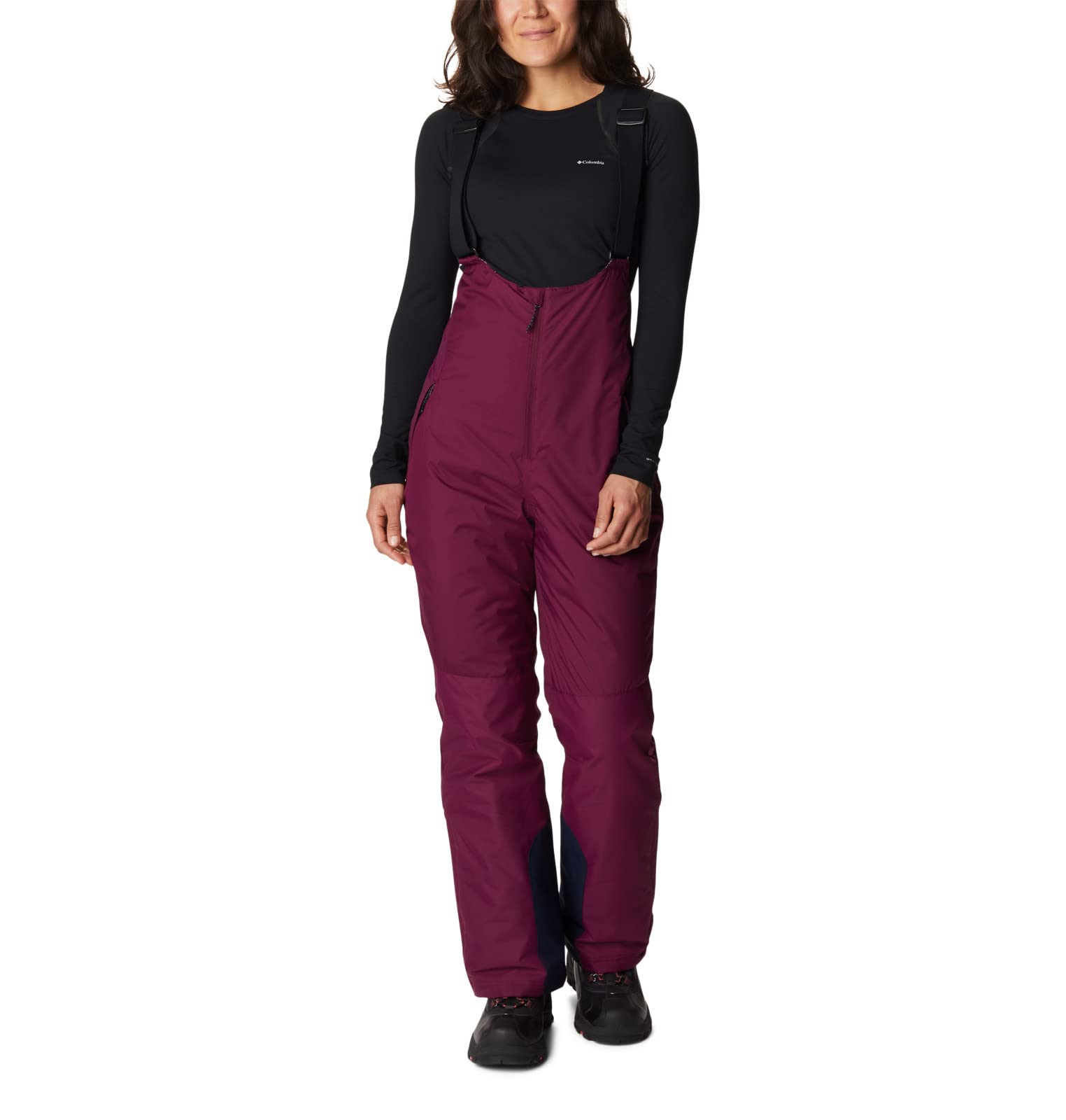 Columbia Women's Iceventure Bib Snow Pants - Waterproof, Insulated Winter Bib Overalls for Skiing, Snowboarding & Cold Weather Activities