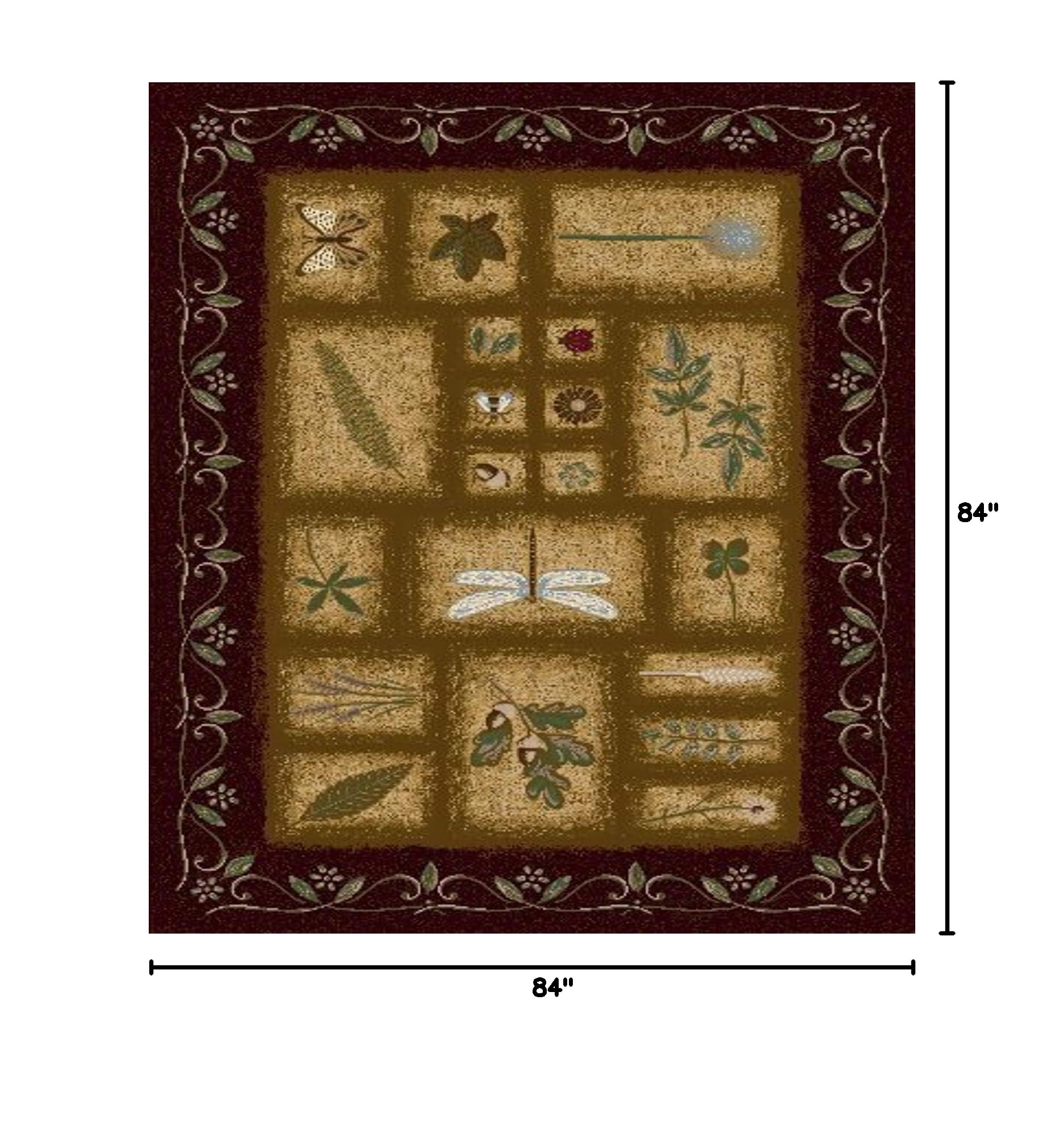 Milliken Signature Collection Meadow Round Area Rug 7'7