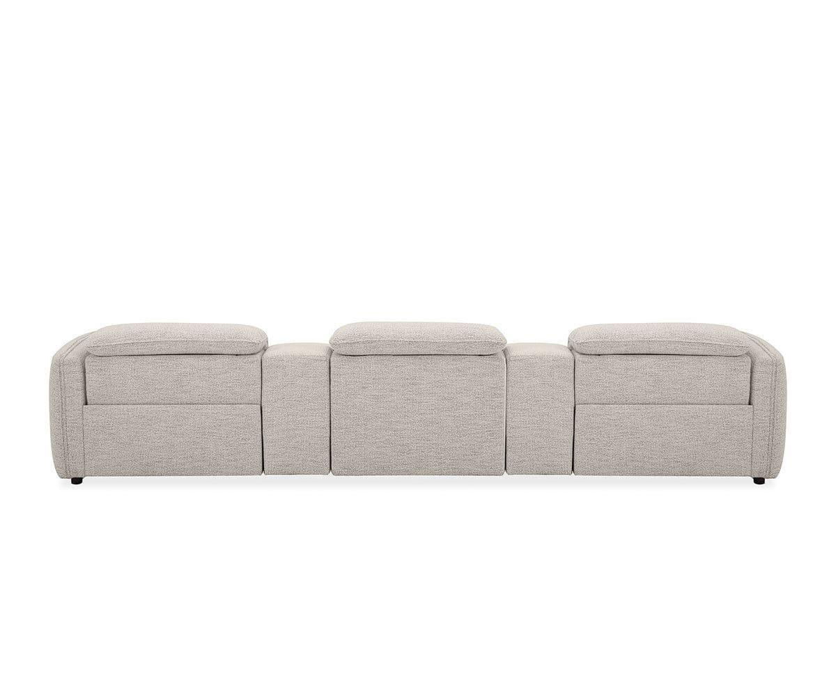 Ryden 3-Piece Modular Power Reclining Sofa Set with USB Charging - Modern Living Room Furniture for Home Theater & Family Relaxation