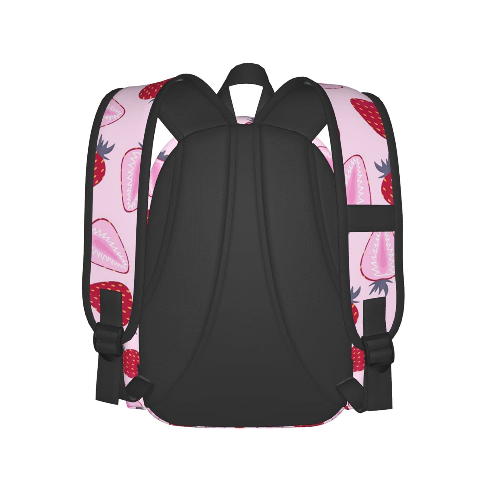 KiuLoam 17 Inch Strawberry Print Laptop Backpack for Women & Teens - Waterproof School Backpack, College Bookbag, Travel Daypack & Work Commuter Shoulder Bag