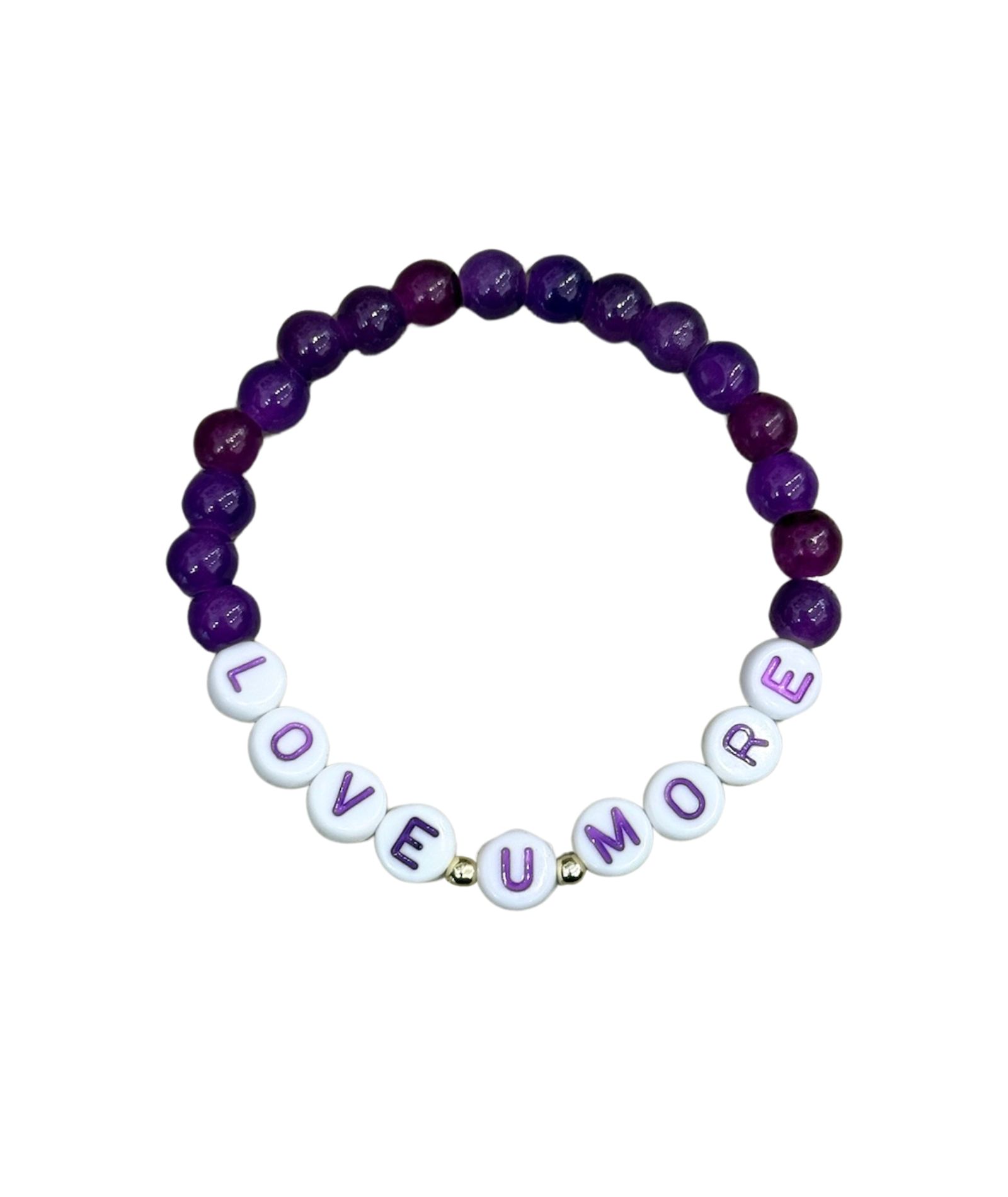 Arm Candy Love You More Ombre Bracelet - Trendy Gradient Color Friendship Bracelet for Women & Girls | Perfect Gift for Best Friends, Birthday, Valentine's Day