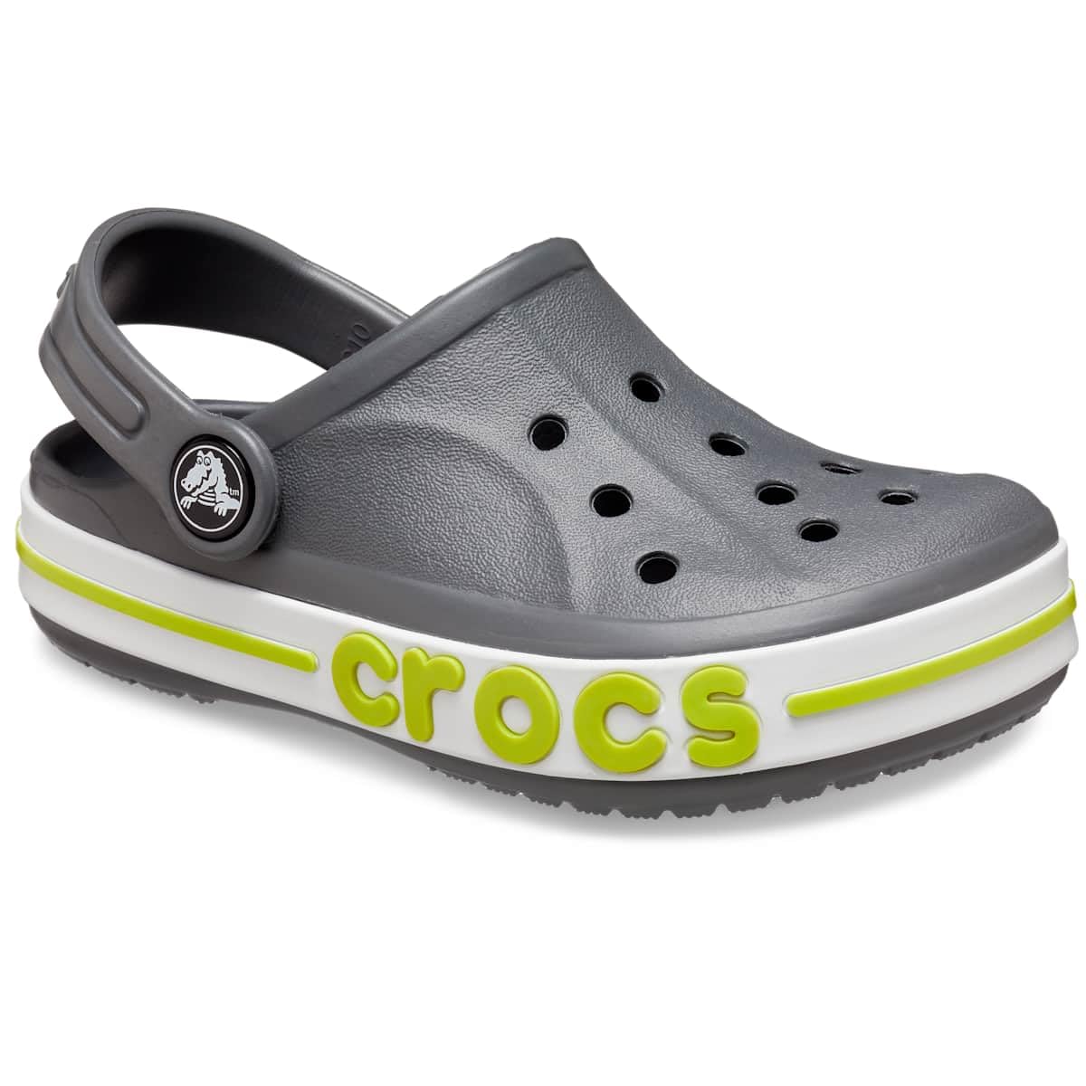 Crocs Unisex-Child Bayaband Clog | Comfortable Kids Water Shoes for Beach, Pool & Outdoor Play | Lightweight & Slip-Resistant