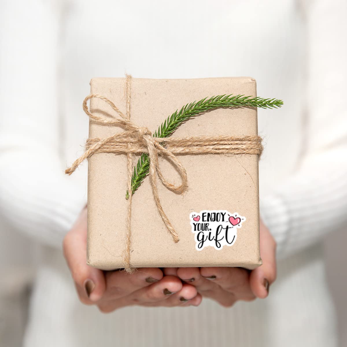 500 PCS Small Business Stickers - Funny Thank You Stickers, Enjoy Your Gift Labels, Cute Packaging & Shipping Stickers for Mail Envelopes | Perfect for Etsy Sellers, Online Shops & Small Business Branding