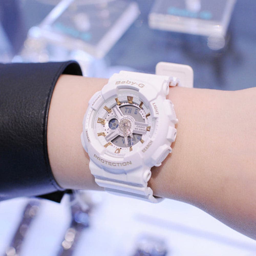 CASIO BABY-G BA-110GA-7A1DR Women's Digital Sport Watch - Shock Resistant, Water Resistant, LED Light - Perfect for Running, Swimming & Outdoor Activities