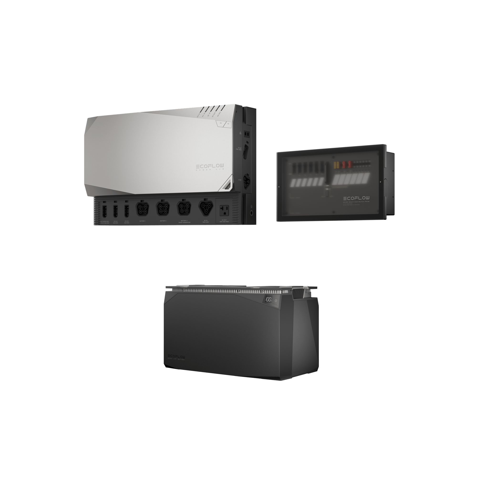EcoFlow 5kWh Portable Power Station Kit - Solar Generator for Home Backup, Camping & Outdoor Adventures - Reliable Off-Grid Power Supply for Emergencies & RV Travel