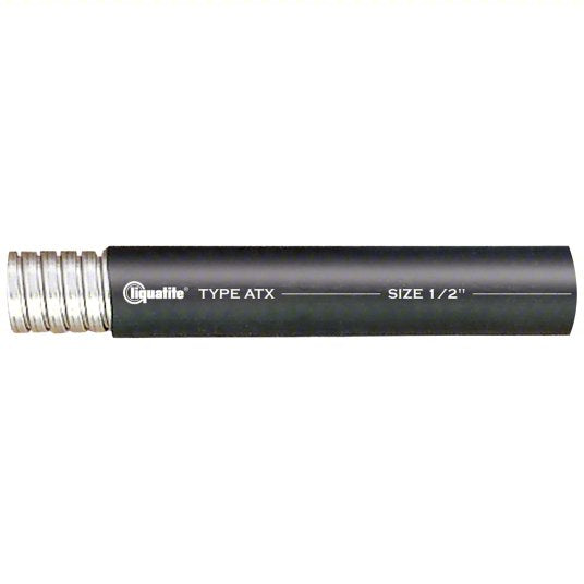 1-1/4 Inch Trade Size ATX Liquidtight Flexible Metal Conduit - Corrosion Resistant Steel with TPR Jacket for Electrical Wiring | Ideal for Industrial, Commercial & Outdoor Electrical Installations