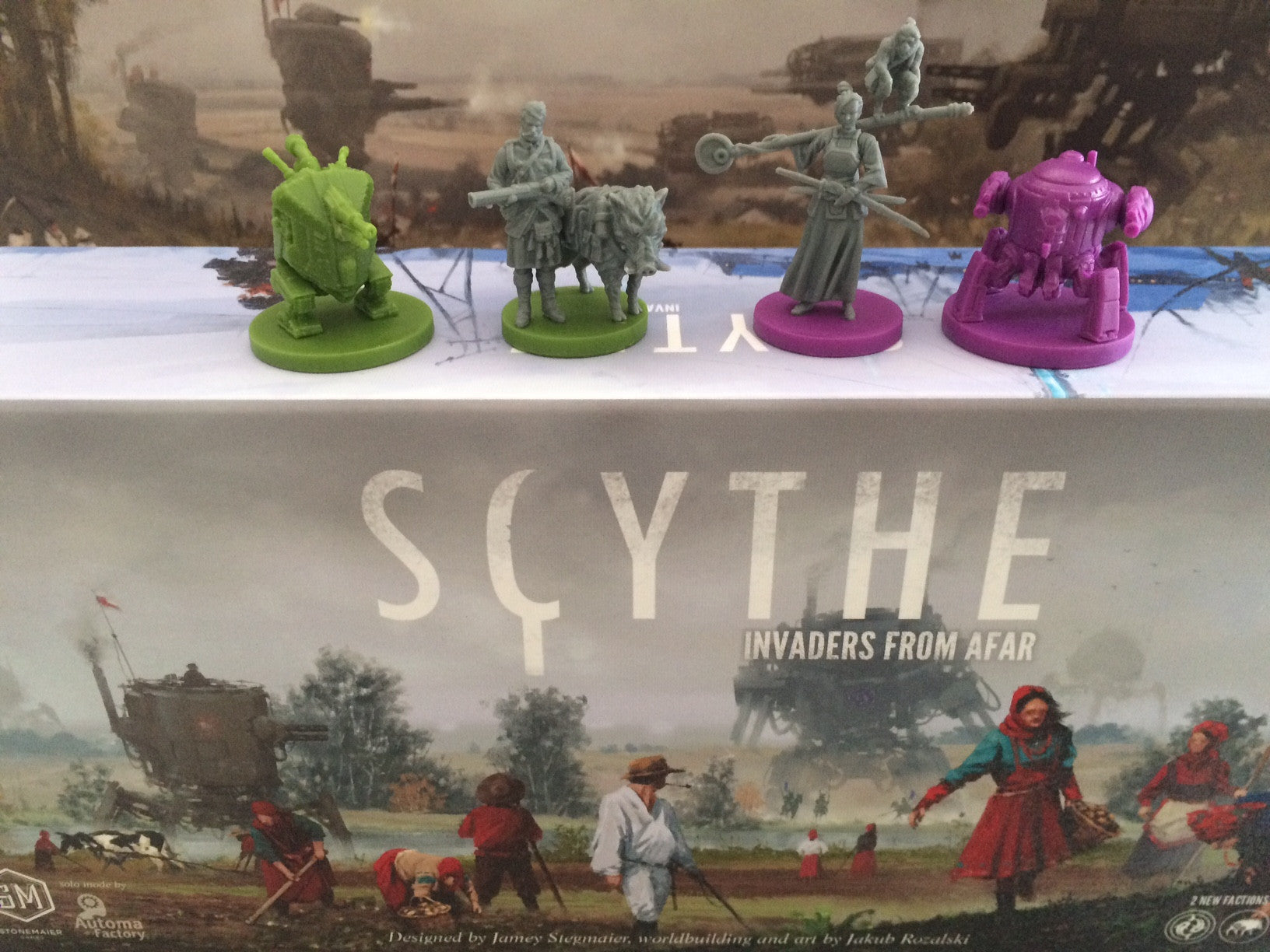 Scythe: Invaders from Afar Expansion Board Game - Strategy Tabletop Game for Adults & Teens - Perfect for Game Nights & Family Gatherings