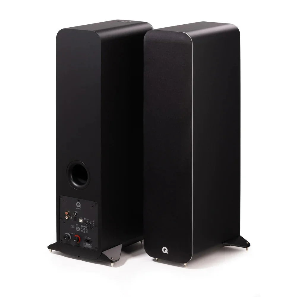Q Acoustics M40 HD Wireless Bluetooth Speakers - High-Definition Powered Music System for Home, Office, and Party Use