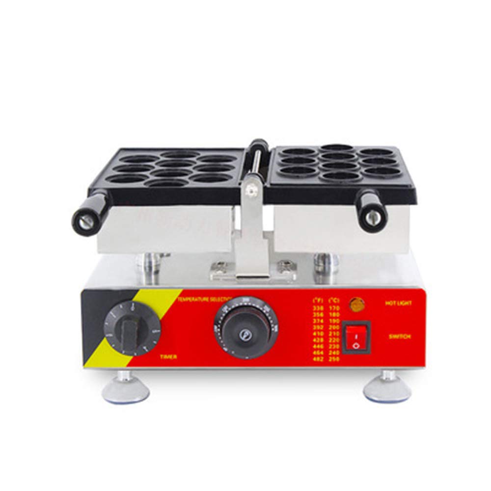 Electric Walnut Waffle Maker Machine - 110V Non-Stick Belgian Waffle Iron for Homemade Walnut Cakes - Perfect for Breakfast, Brunch & Dessert Making