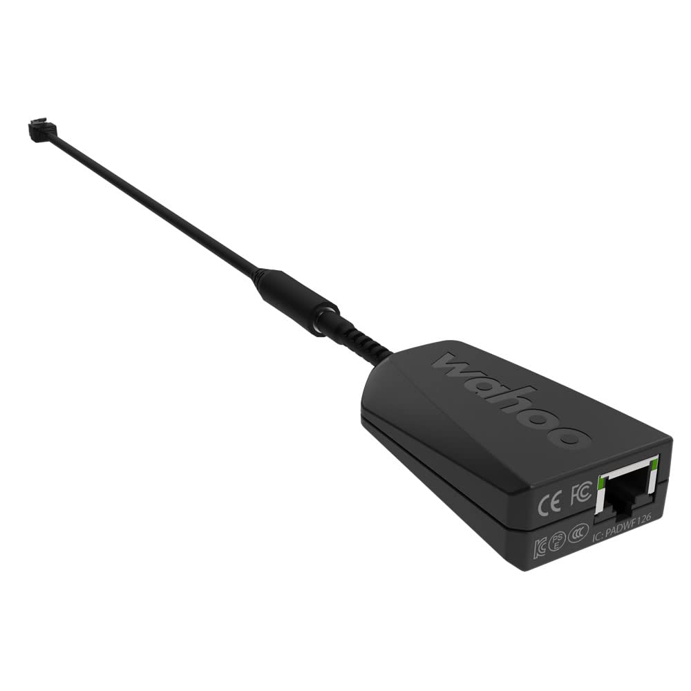 Wahoo KICKR Direct Connect Wired Solution - Smart Trainer Ethernet Adapter for Indoor Cycling & Zwift Training | Stable Network Connection for Home Gym & Virtual Riding