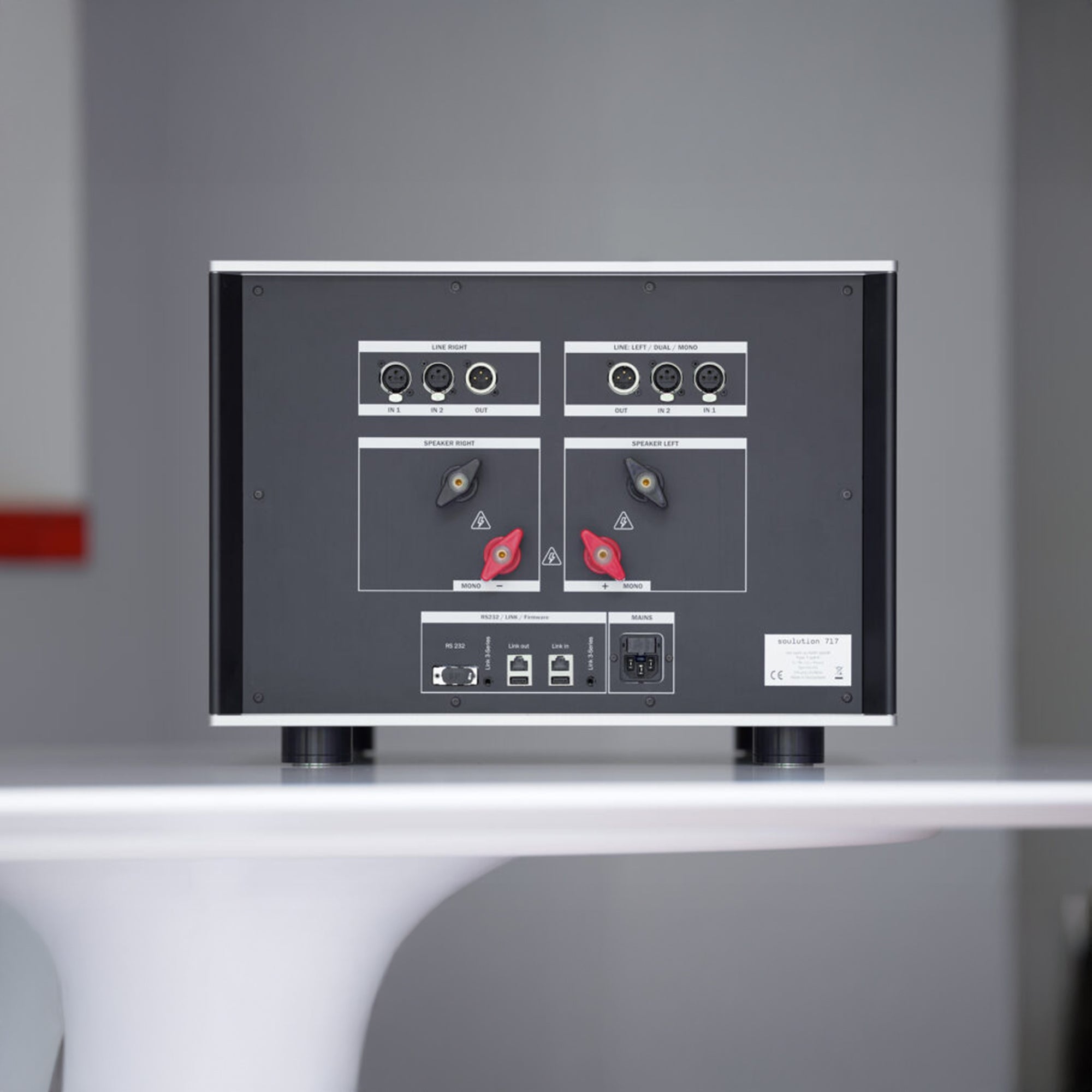 Soulution 717 High-End Power Amplifier - Professional Audio Amplifier for Home Theater & Hi-Fi Systems - Perfect for Audiophiles & Music Enthusiasts