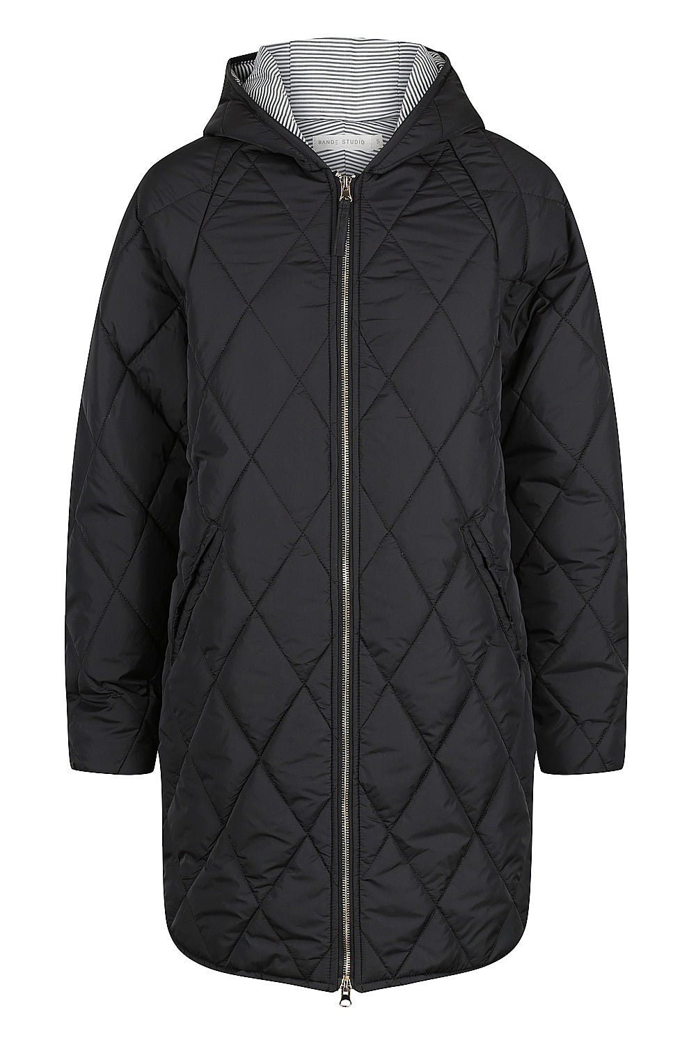 Bande Studio Queenie Quilted Parker Jacket - Women's Lightweight Water-Resistant Coat for Fall & Winter | Perfect for Outdoor Activities, Commuting, and Casual Wear