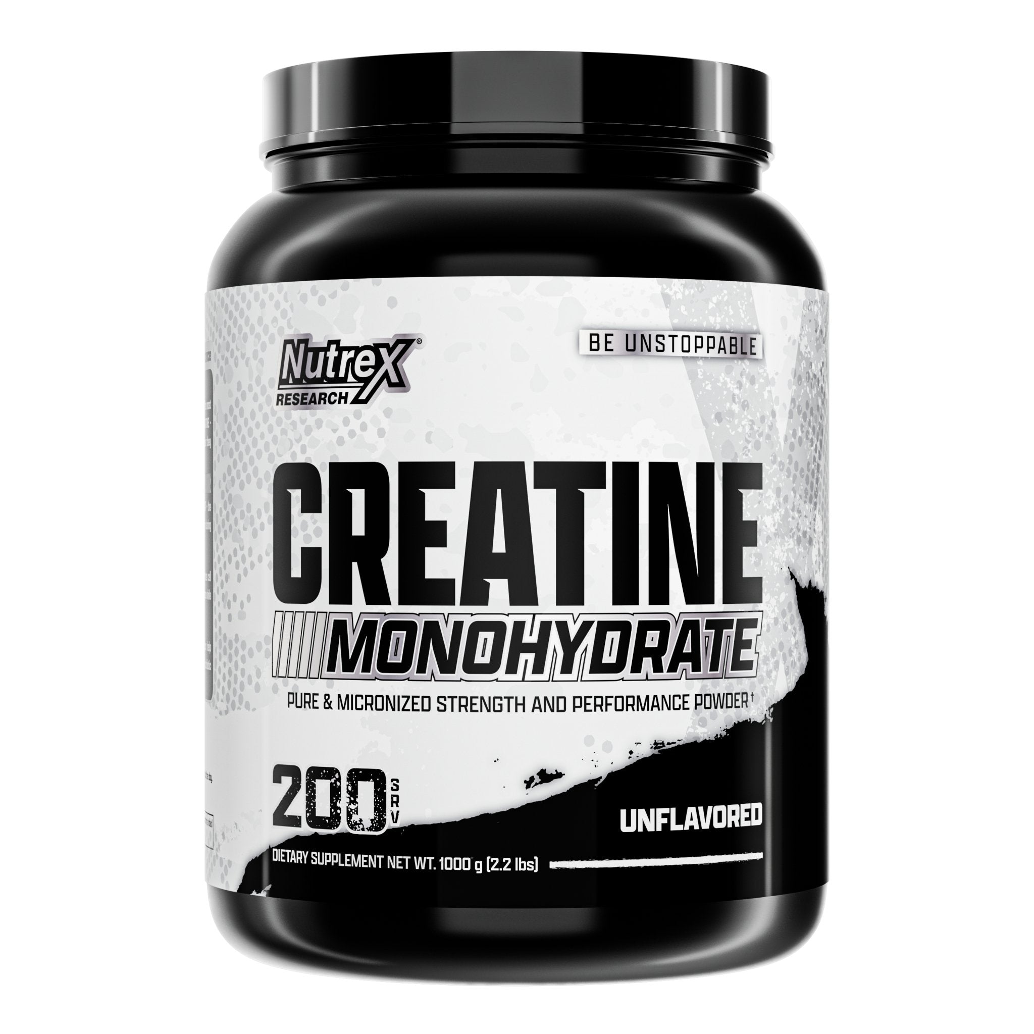 Nutrex Creatine Monohydrate Powder - 200 Servings for Muscle Growth & Strength | Pre & Post Workout Supplement for Athletes & Bodybuilders