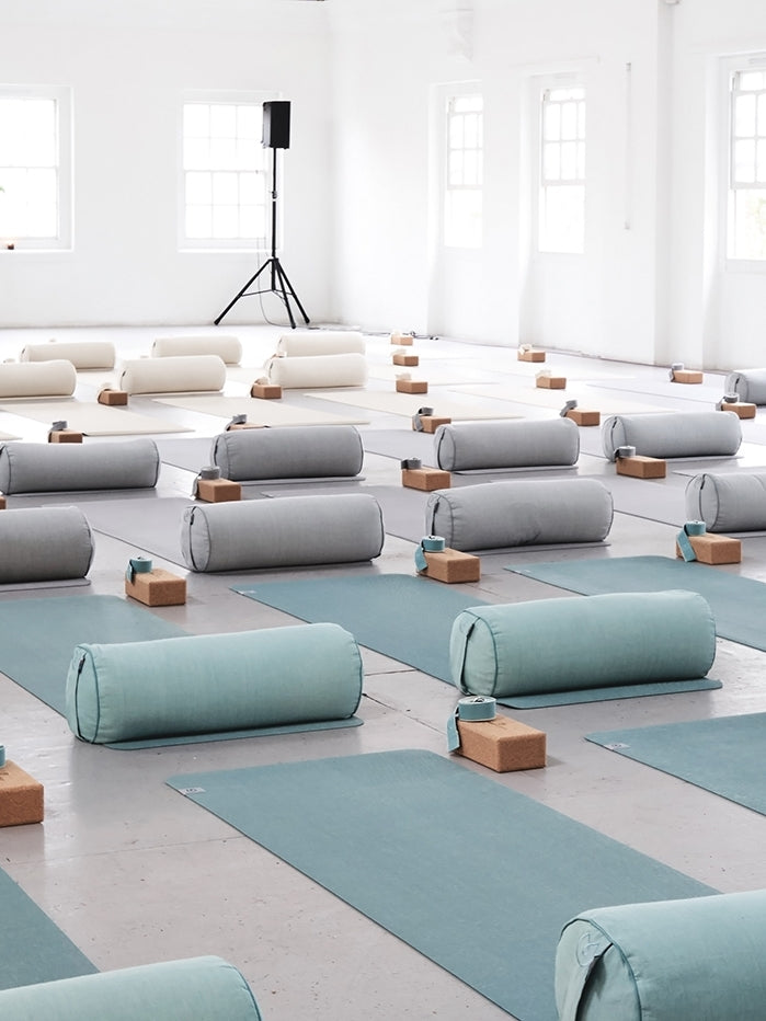 Eco-Friendly Yoga Mat Set of 6 - Non-Slip, Extra Thick & Sustainable for Home, Studio & Travel - Yogamatters Eco Rise Yoga Mats for Hot Yoga, Pilates & Meditation