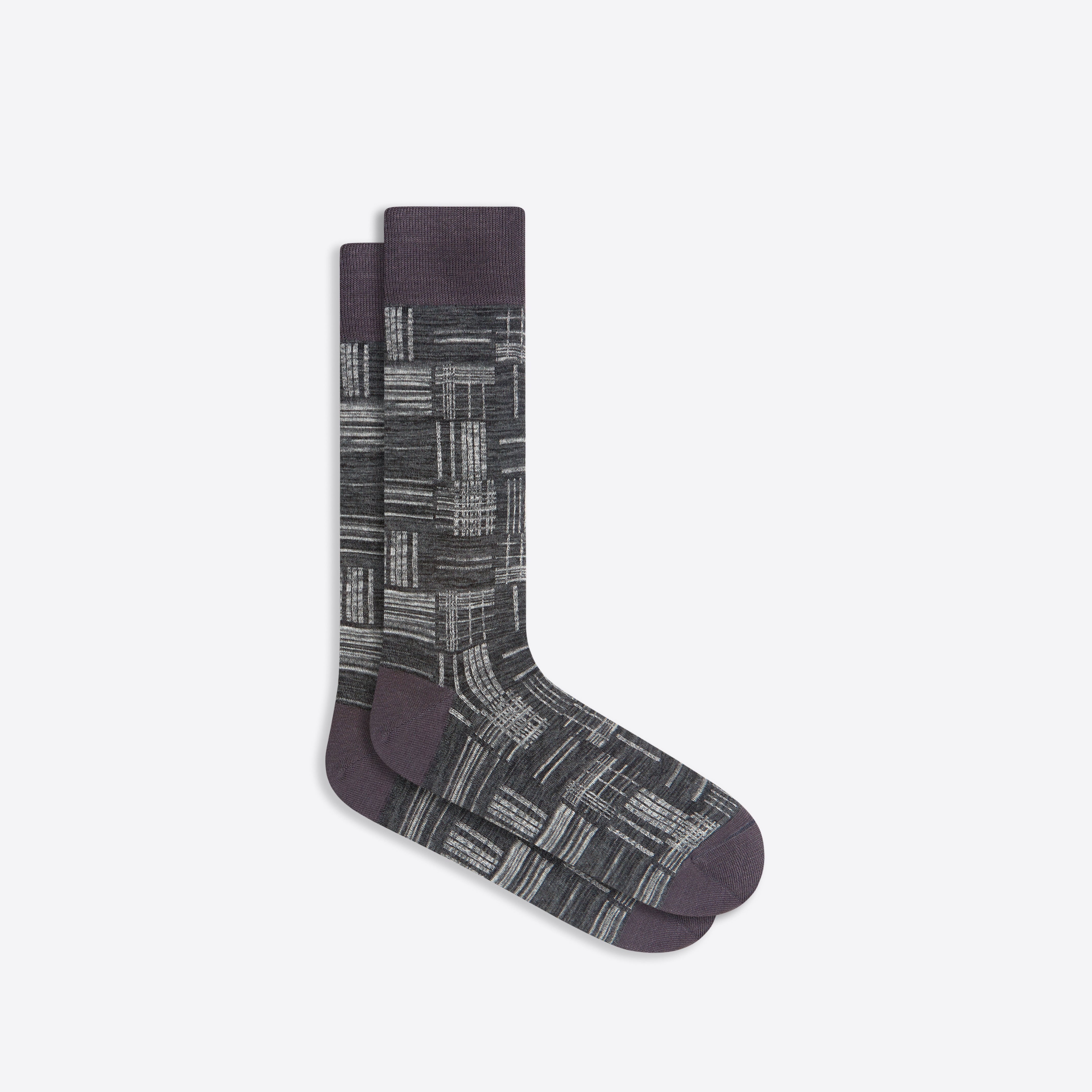 Checks and Stripes Mid Calf Socks for Women & Men - Comfortable Cotton Crew Socks for Casual Wear, Work, Sports & Everyday Use