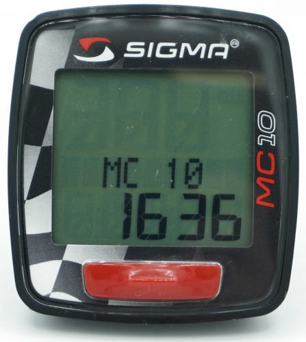SIGMA MC 10 Moto 01013 Motorcycle Bike Computer - Black, 7 x 3 x 3 cm - Perfect for Cycling, Racing & Outdoor Sports Tracking