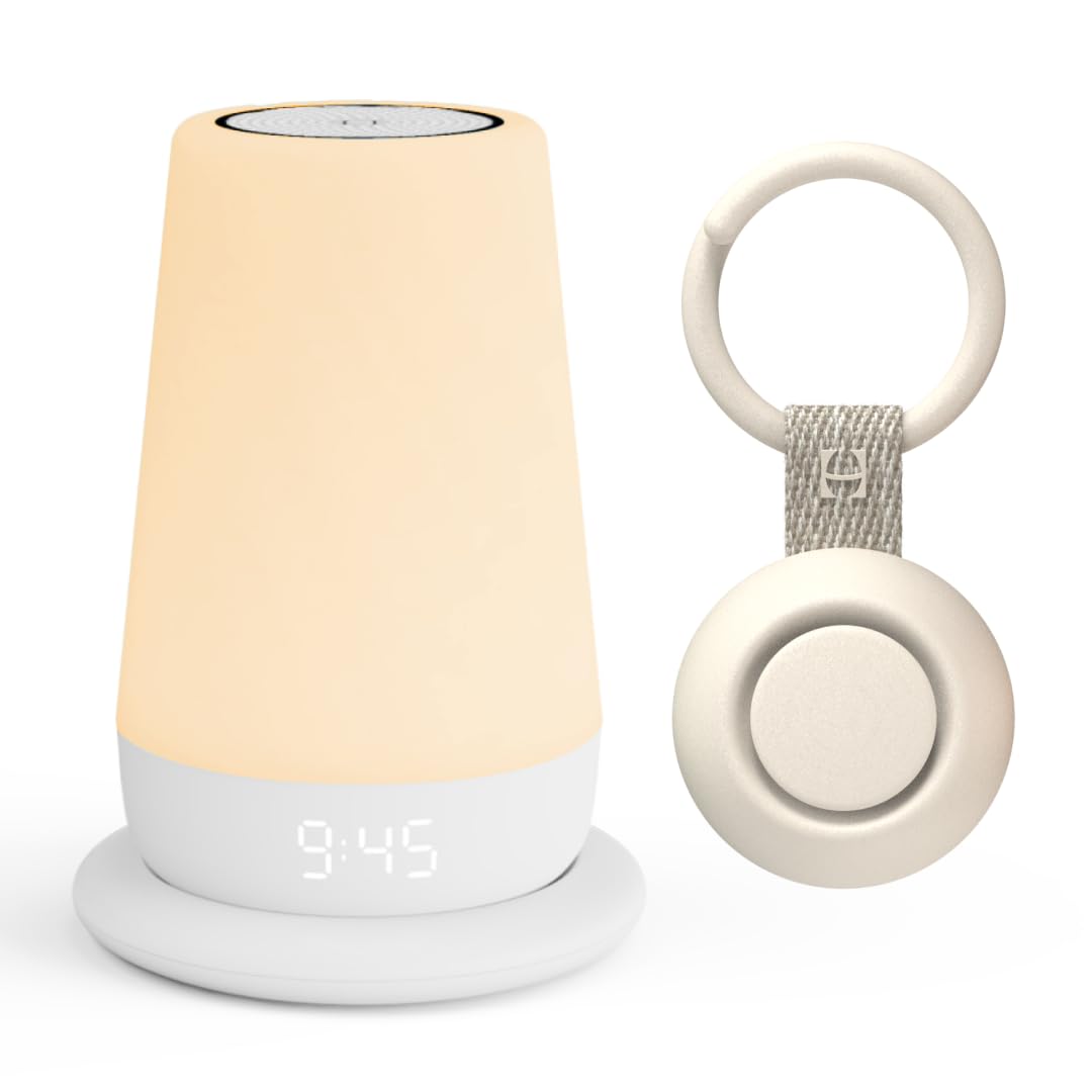 Hatch Rest+ 2nd Gen Baby Sleep Sound Machine Bundle with Portable Rest Go | White Noise, Night Light & Timer for Nursery, Travel & Baby Registry | Perfect for Bedtime, Naps & On-the-Go (Putty)
