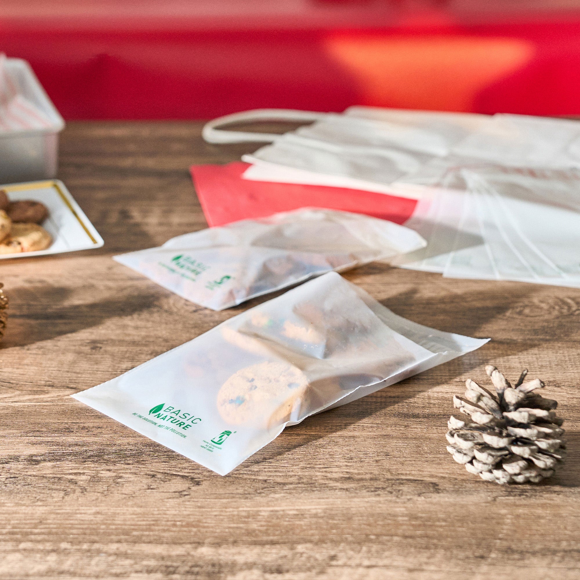 Eco-Friendly Translucent PLA/PBAT Compostable Self-Sealing Lip & Tape Bags - 7