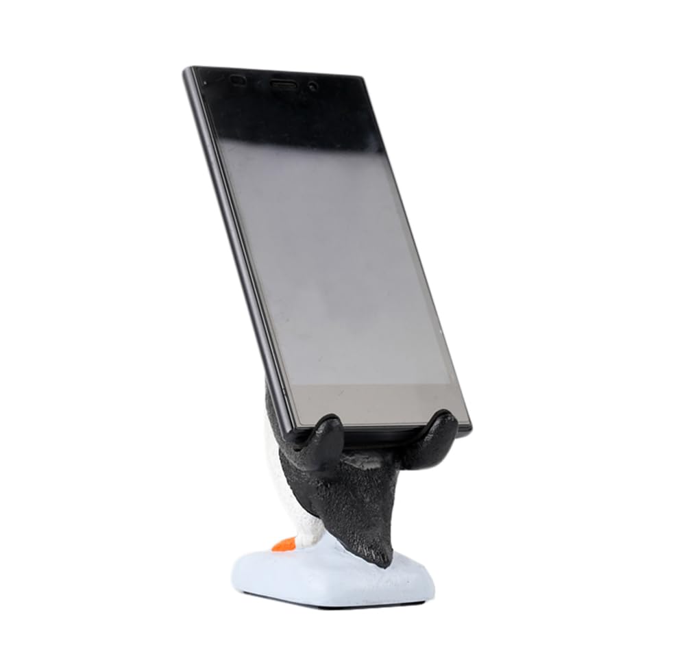 Newfancy Adorable Polar Bear Phone Stand - Cute Animal Cell Phone Holder for Desk, Smartphone & Mobile Accessories - Perfect for Office Decor, Home Workspace & Gift Giving