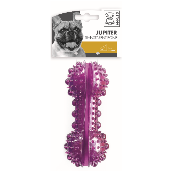 M PETS Jupiter Treat Toy for Dogs - Interactive Puzzle Feeder & Chew Toy - Perfect for Small & Medium Breeds - Indoor & Outdoor Playtime Fun