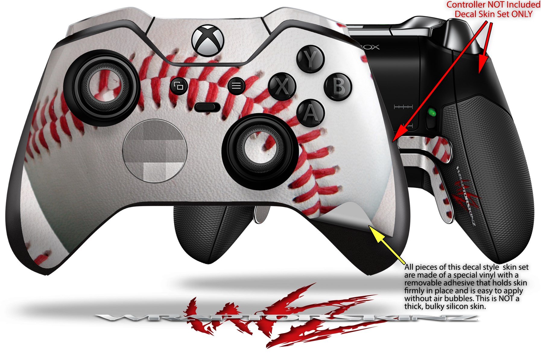 XBOX One ELITE Controller Vinyl Skin Wrap - WraptorSkinz Decal for Gaming Protection
