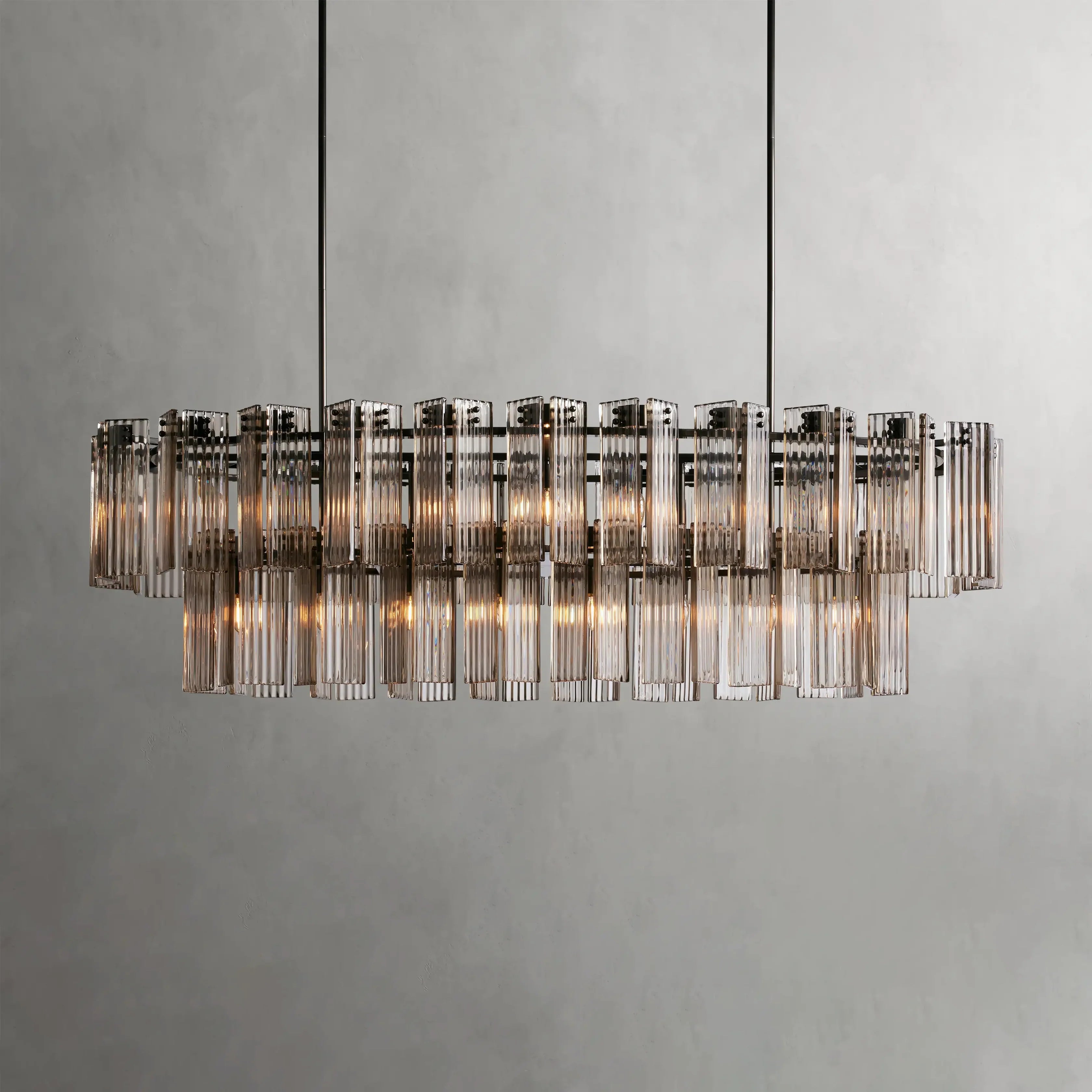 Delsie Oval Crystal Chandelier - 51