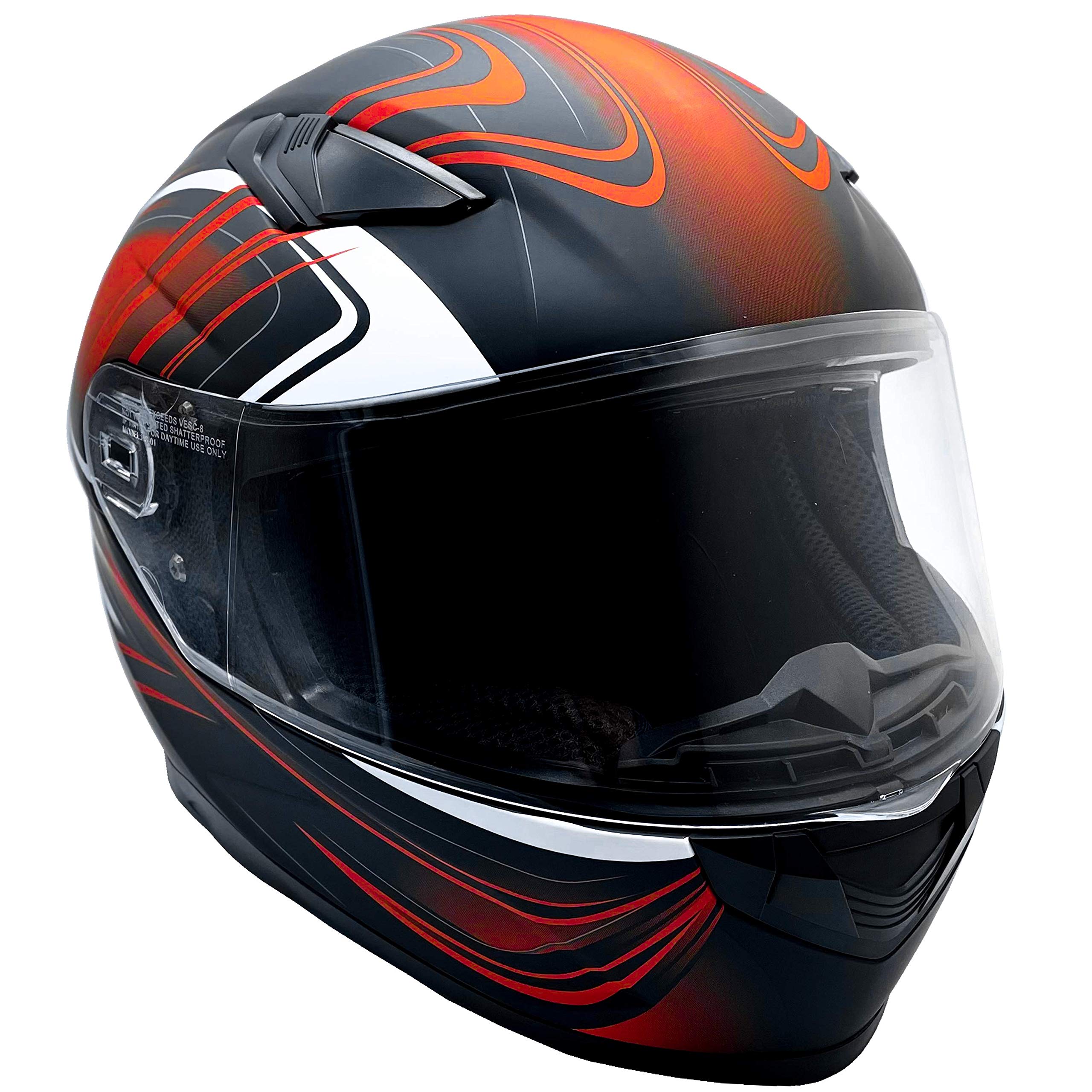 Typhoon Helmets - Adult Full Face Snowmobile Helmet with Heated Dual Lens Shield for Winter Riding & Extreme Cold Weather Protection | Motorcycle, ATV, Snow Sports Safety Gear