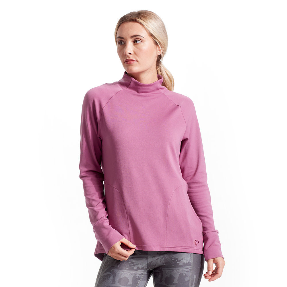 Women's Fleece-Lined Long Sleeve Pullover Sweatshirt - Cozy Winter Warm Casual Wear for Hiking, Travel & Outdoor Activities