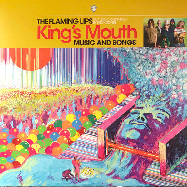 The Flaming Lips - King's Mouth (Music and Songs) LP Album - RSD Limited Gold Edition (Near Mint NM/M) - Vinyl Record for Music Collectors & Audiophiles - Perfect for Home Listening & Gifts