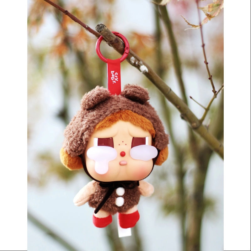 Crybaby Crying Again Series Vinyl Face Plush Doll - Emotional Love Gift for Couples & Collectors | Perfect for Valentine's Day, Anniversary Gifts & Home Decor