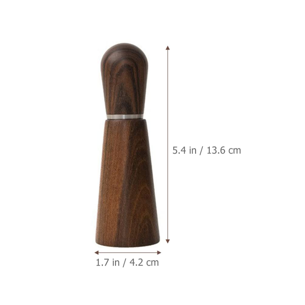 DOITOOL Espresso Coffee Stirrer Set - WDT Coffee Distribution Needle with Wooden Handle & Stand, Hand Tamper for Perfect Espresso Extraction - Ideal for Home Baristas & Coffee Enthusiasts