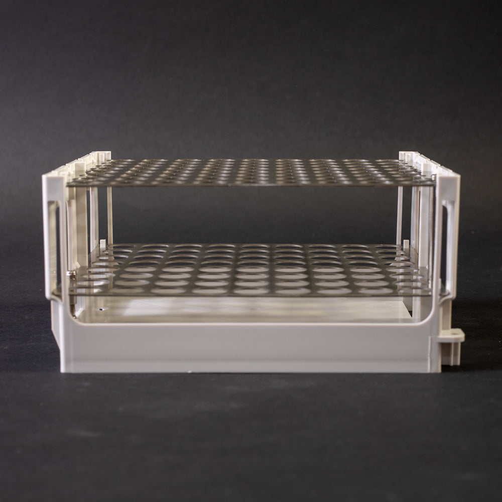 Foxy® R1 & R2 Tube Rack - Holds 72 Tubes (18mm Diameter) - Lab Organization & Storage Solution for Test Tubes, Centrifuge Tubes & Sample Vials - Perfect for Laboratories, Clinics & Research Facilities