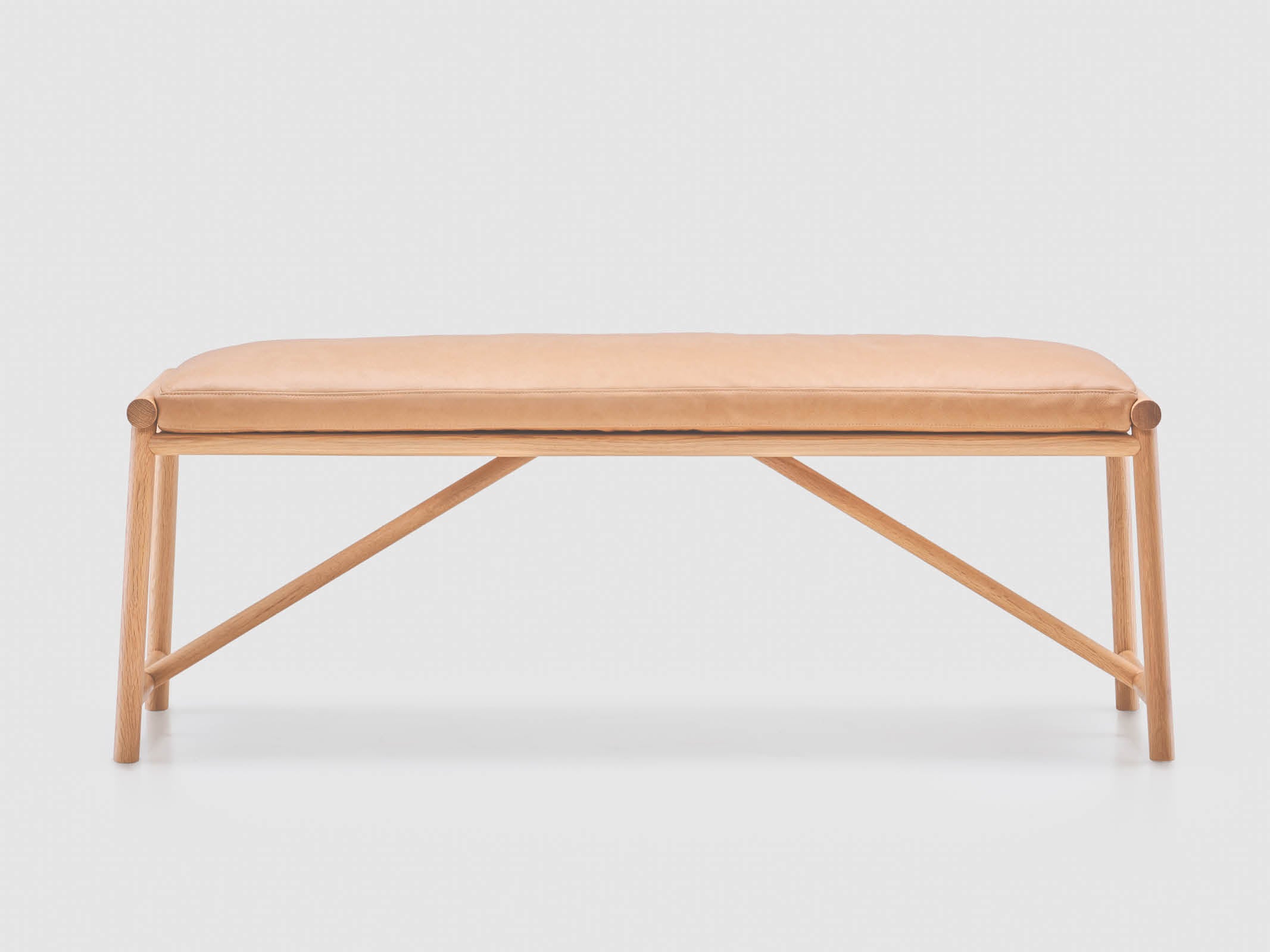 Osaka Bench - Modern Outdoor Wooden Bench for Patio, Garden & Backyard - Durable & Weather-Resistant for Relaxing & Entertaining