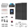 Acopower 100W Monocrystalline Solar Panel Kit with 400Ah Gel Battery for RV - 3KW 400W Solar Power System | Perfect for Off-Grid Camping & Emergency Backup Power