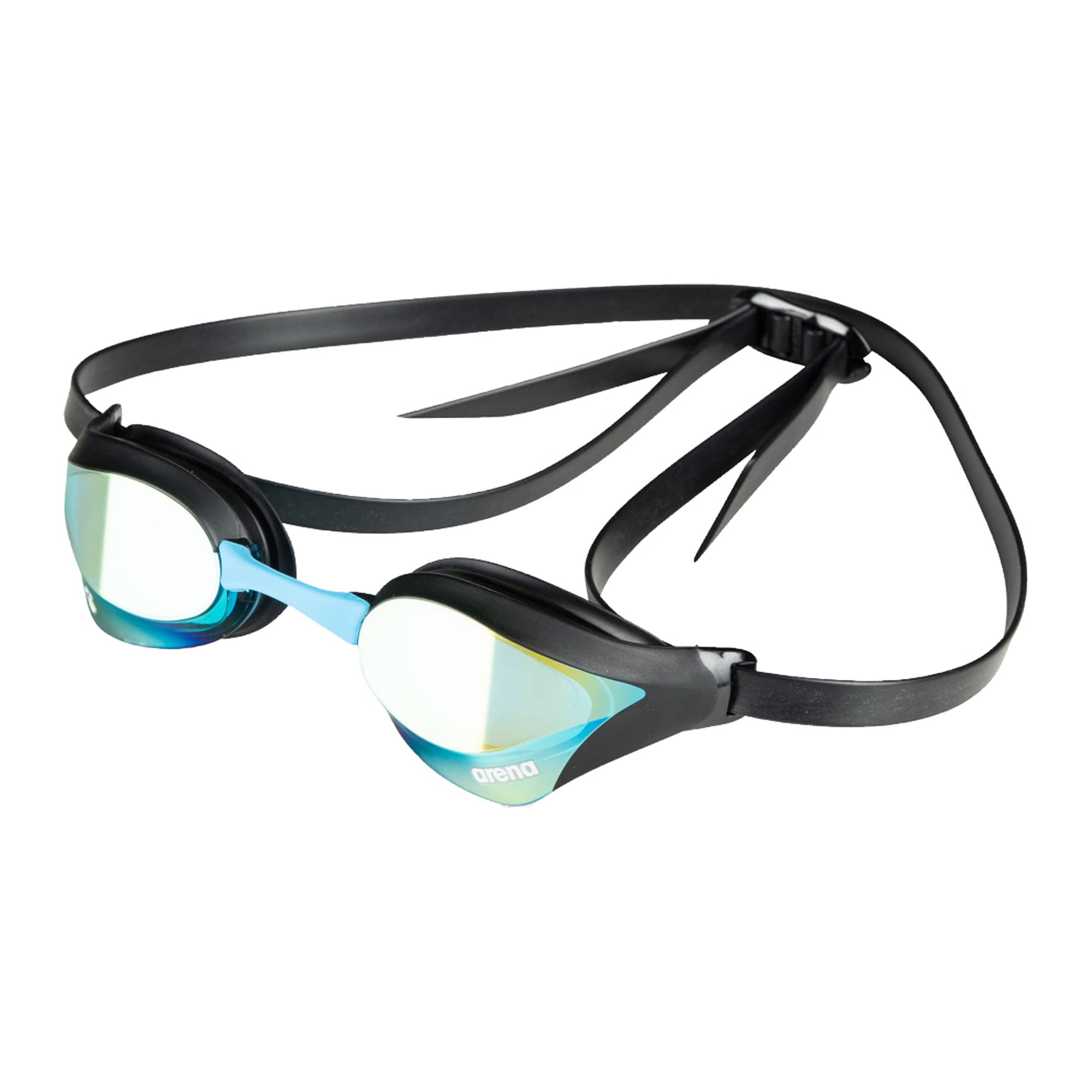 ARENA Unisex Cobra Core Swipe Anti-Fog Racing Swim Goggles - Polycarbonate Mirror/Non-Mirror Lens for Men & Women - Perfect for Competitive Swimming, Training & Triathlons