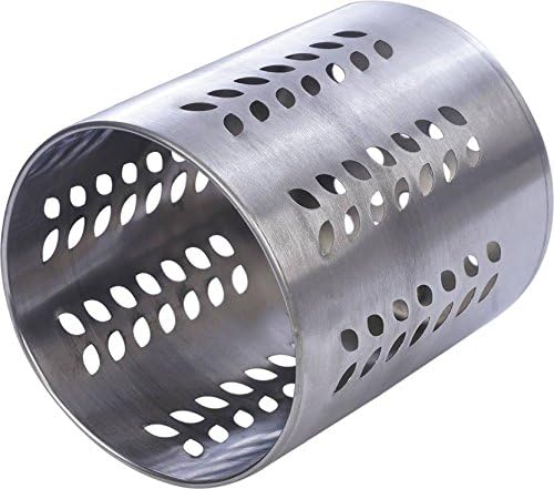 G & D Silverware Spoon Holder - Countertop Utensil Crock & Kitchen Caddy Organizer for Forks, Spoons, Knives - Perfect for Kitchen Counter & Dining Table Organization