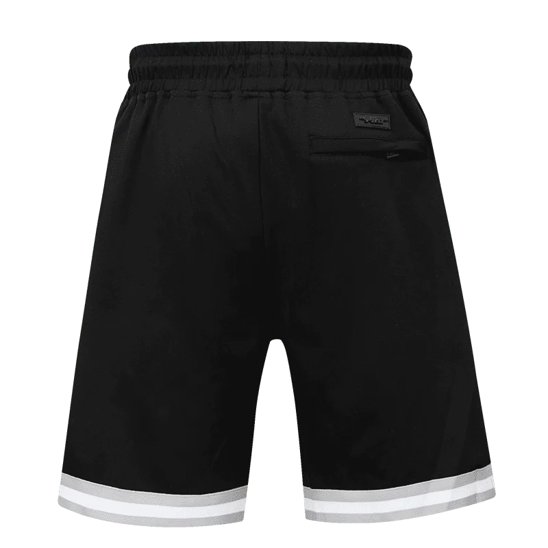 Pro Standard Charlotte Hornets Classic Chenille Shorts BCH351798 - Black NBA Basketball Fan Apparel for Men & Women - Perfect for Games, Parties & Casual Wear