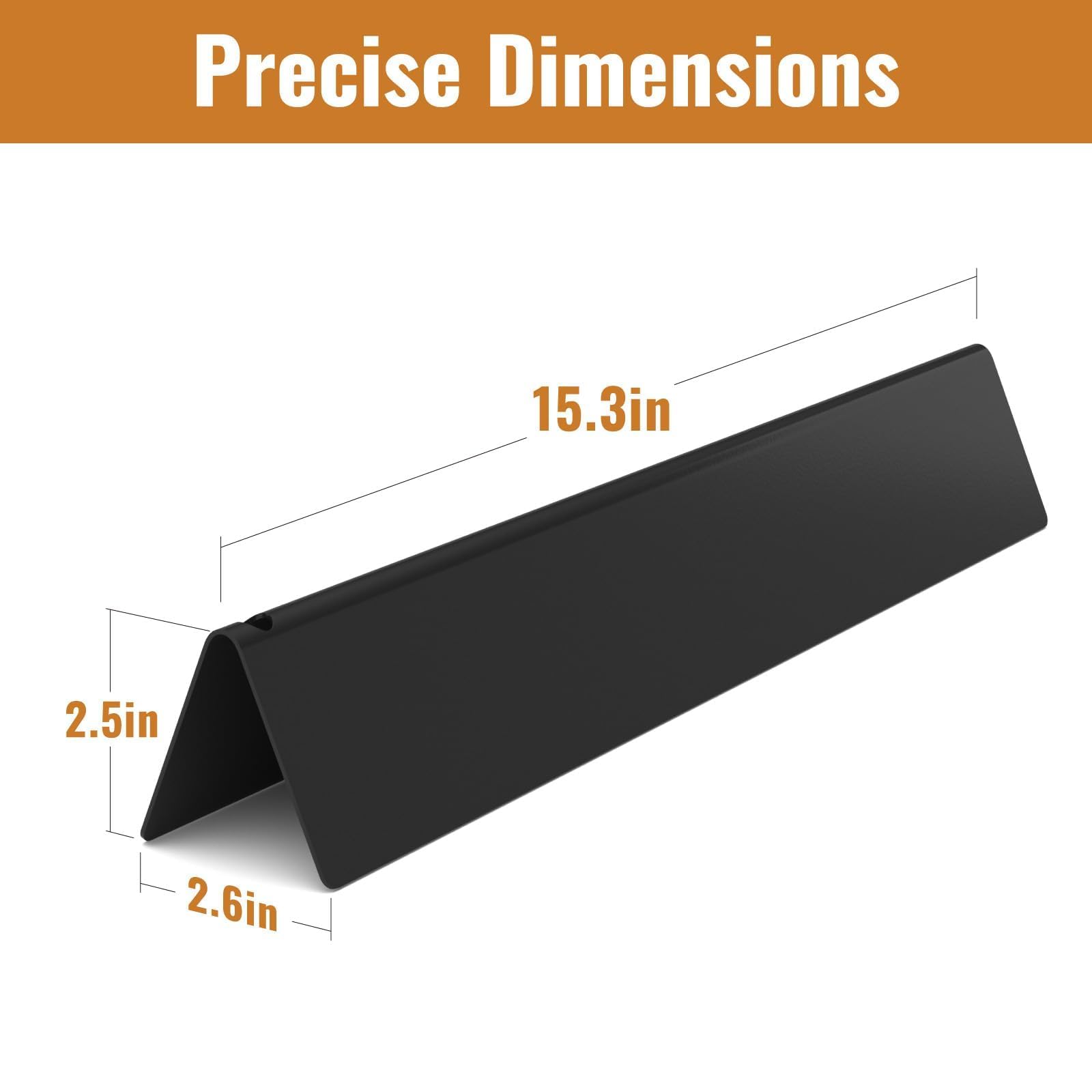 **15.3-Inch Flavorizer Bars for Weber Spirit & Spirit II 300 Series Grills – 5-Pack Porcelain-Enameled Replacement Parts – Perfect for Weber Spirit II E-310 (Front-Mounted Control) – Ideal for Grilling Burgers, Steaks & Vegetables**