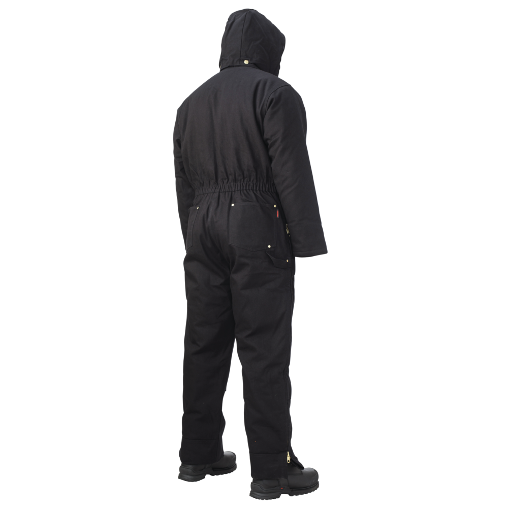 Tough Duck Insulated Duck Coverall WC01 - Heavy Duty Winter Work Coveralls for Men, Waterproof & Windproof, Warm Insulated Overalls for Outdoor Jobs, Hunting, Construction, and Farming