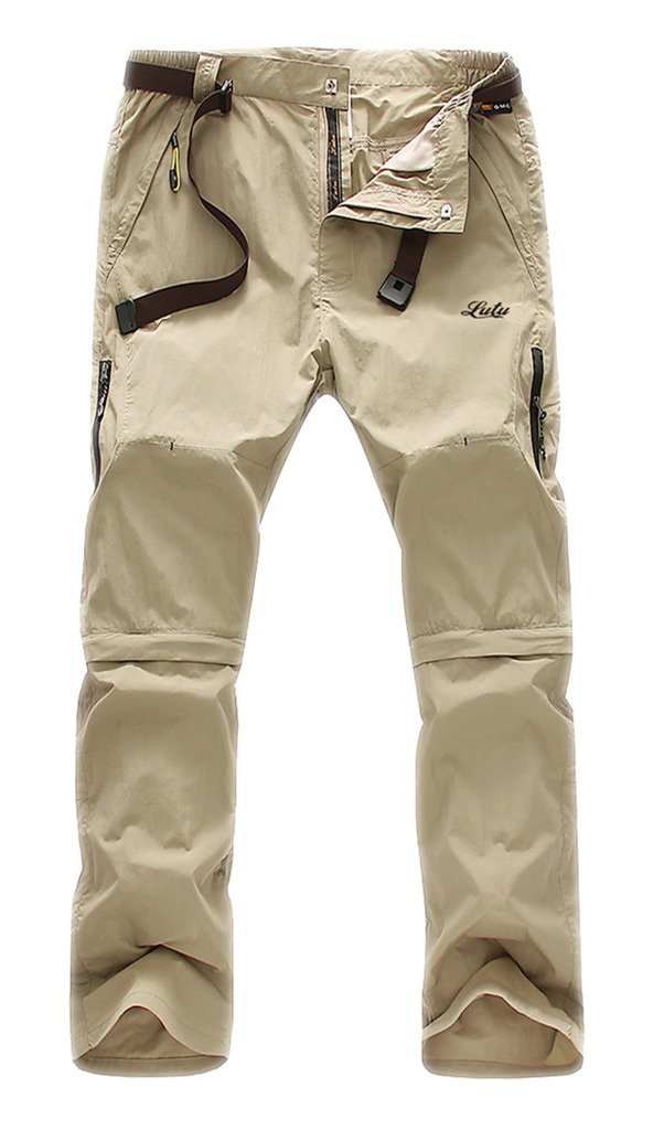 Men's Windproof Quick-Dry Outdoor Pants for Hiking, Camping & Travel - Lightweight Water-Resistant Trekking Trousers