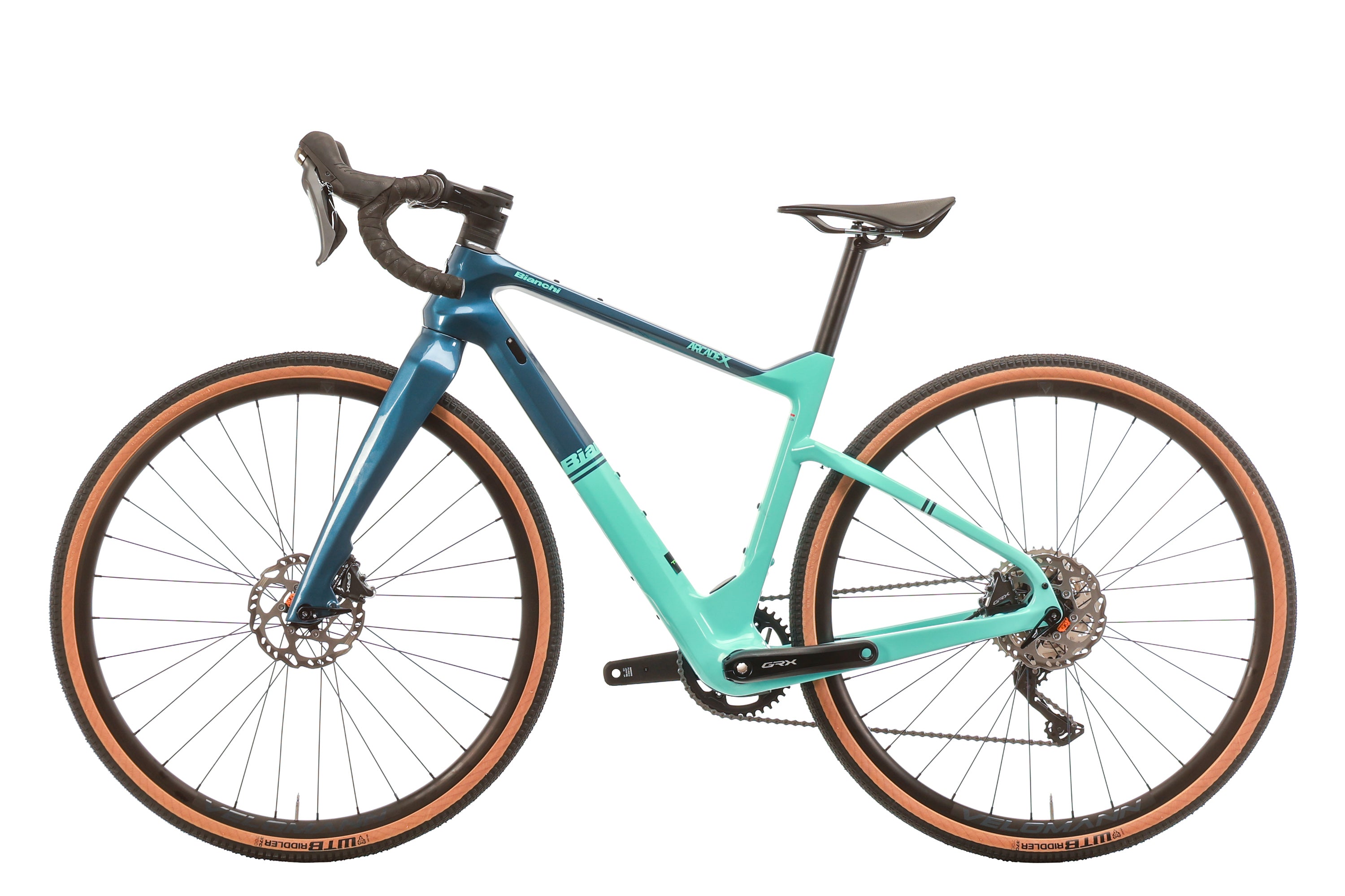 Bianchi Arcadex GRX810 Gravel Bike 2022 - X Small Size - Lightweight Carbon Frame for Off-Road & Adventure Cycling - Perfect for Trail Riding, Commuting & Long-Distance Tours