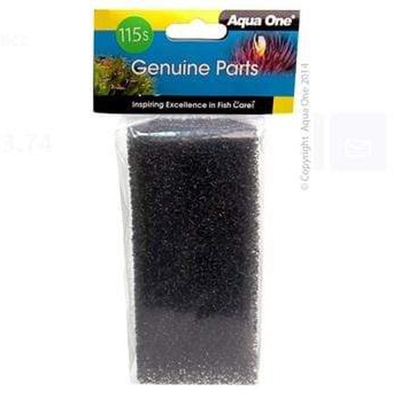 Aqua One Sponge Filter 15ppi 1 Pack for AquaNano 25 Fish Tank - High-Quality Foam Media for Freshwater & Saltwater Aquariums - Perfect for Bio Filtration and Water Clarity