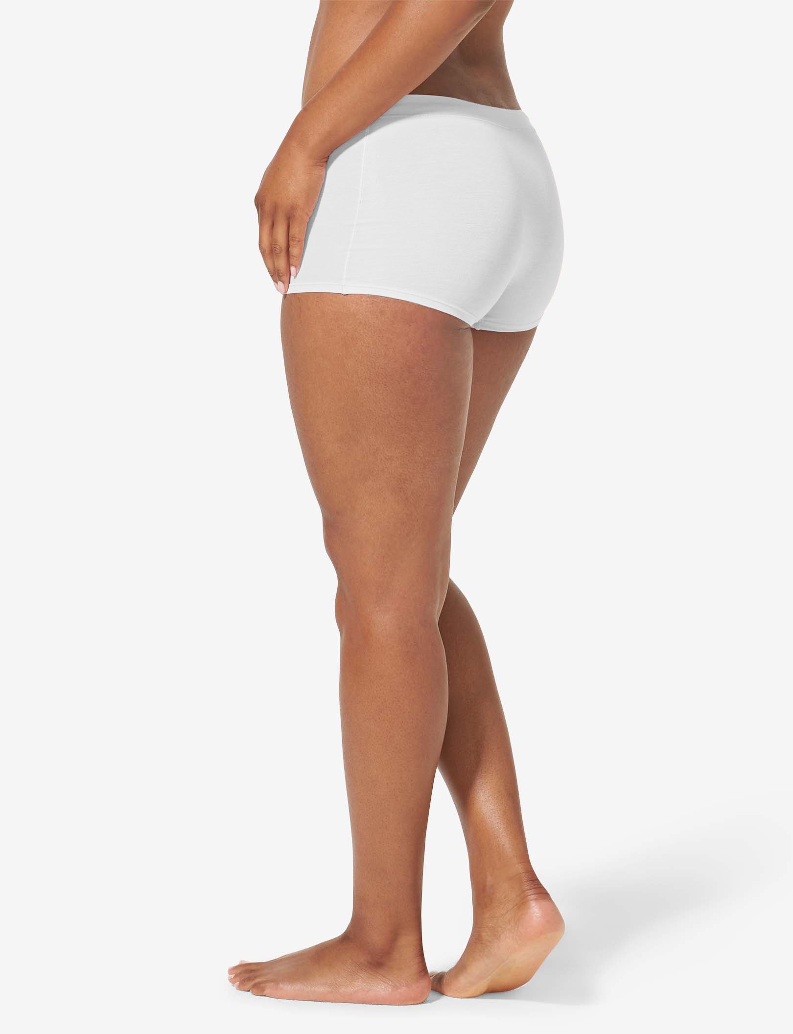 Women's Breathable Cotton Boyshort Underwear - Soft & Comfortable for Everyday Wear, Sleep & Lounge