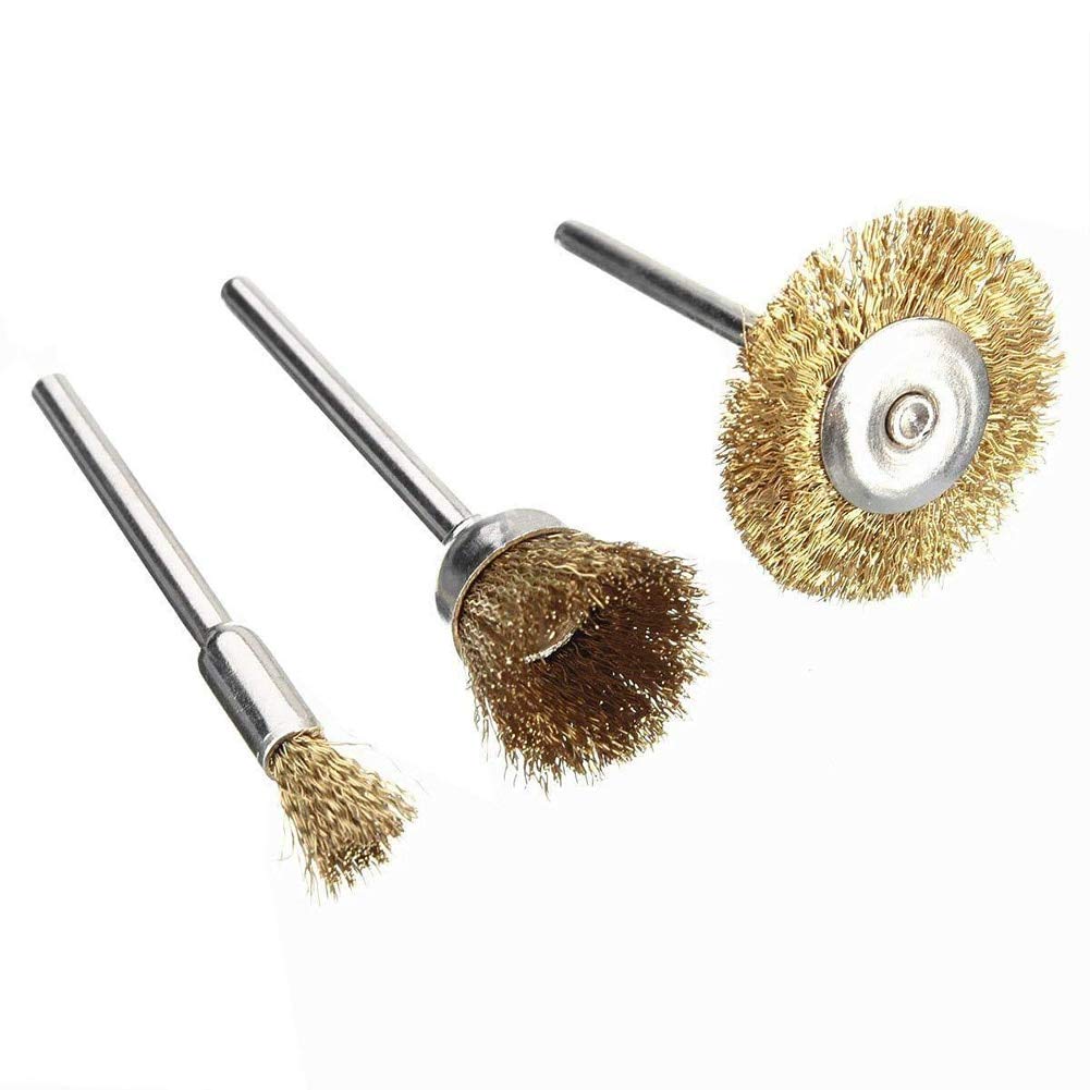 36-Piece Stainless Steel Polishing Drill Wheel Set - Rotary Buffing Grinder, Wire Brush & Derusting Tools for Metal, Wood & DIY Projects (Non-Slip, Welding Compatible) - Perfect for Automotive Repair, Jewelry Making & Home Improvement
